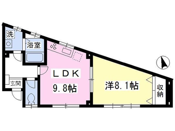 上星川駅 徒歩2分 2階の物件間取画像